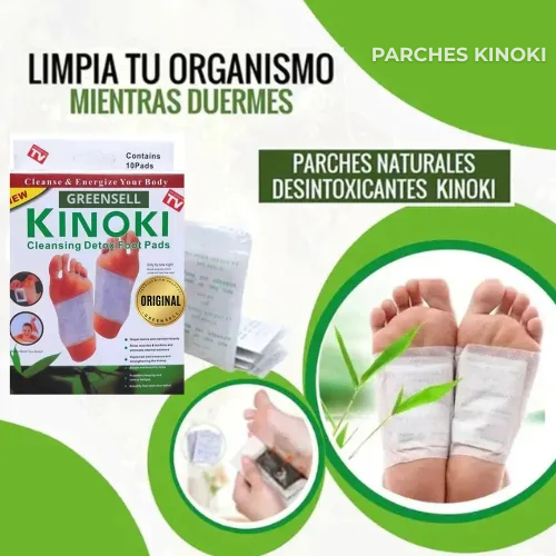 PARCHES KINOKI DESINTOXICACION