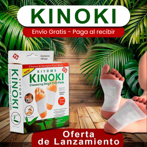 PARCHES KINOKI DESINTOXICACION