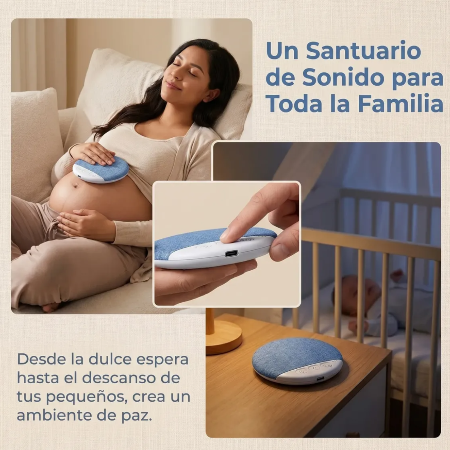 Bocina Tipo Almohada Bluetooth Dormir