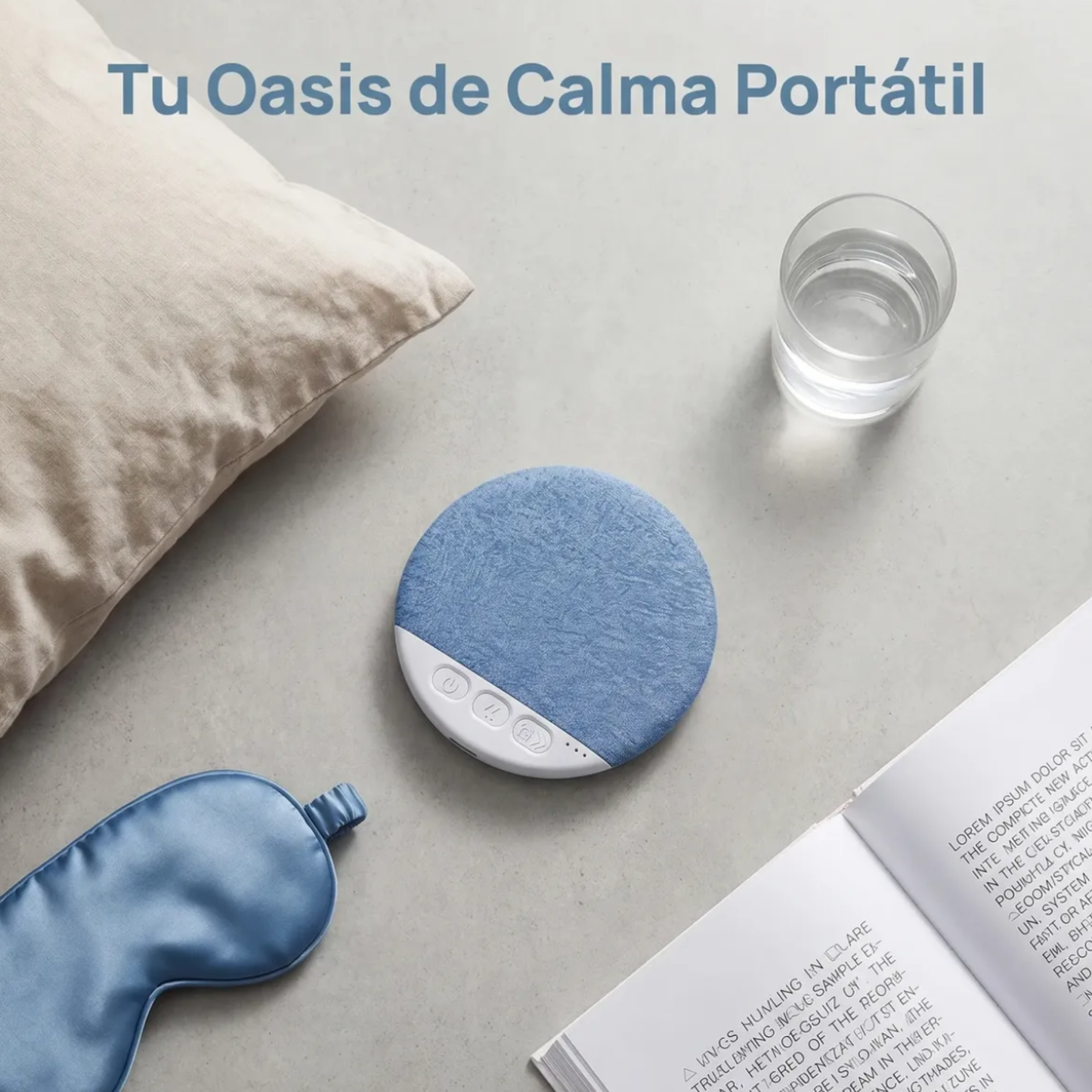 Bocina Tipo Almohada Bluetooth Dormir